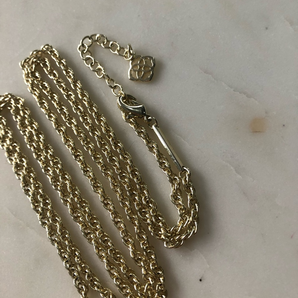 Kendra Scott Gold Abalone Rayne Necklace - Picture 3 of 4